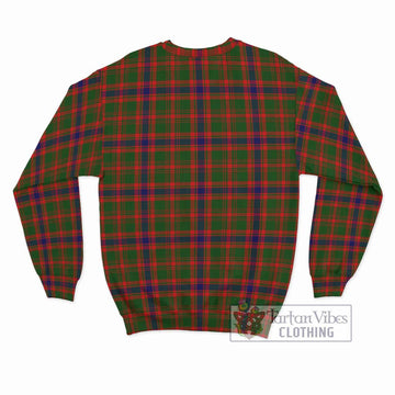 Kinninmont Tartan Sweatshirt with Family Crest DNA In Me Style - Tartan Vibes Clothing