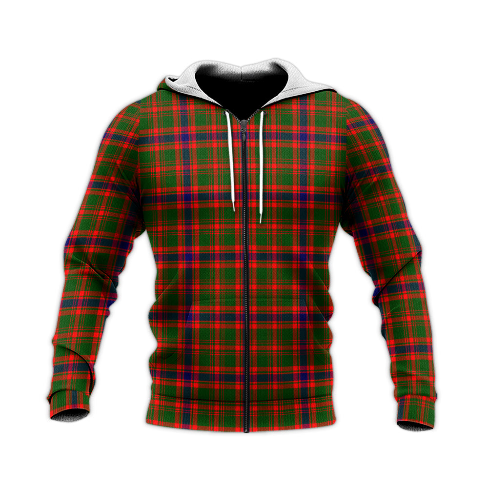 Kinninmont Tartan Knitted Hoodie - Tartan Vibes Clothing