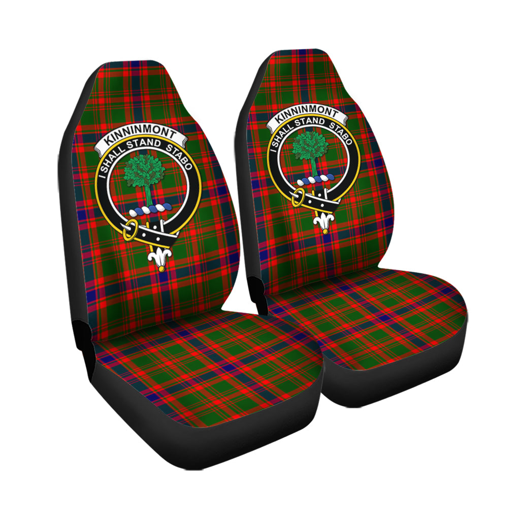 Kinninmont Tartan Car Seat Cover with Family Crest - Tartan Vibes Clothing