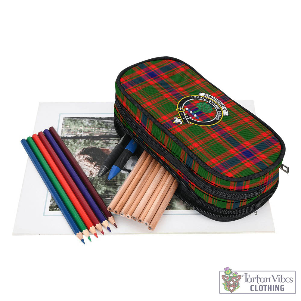Kinninmont Tartan Pen and Pencil Case with Family Crest - Tartan Vibes Clothing