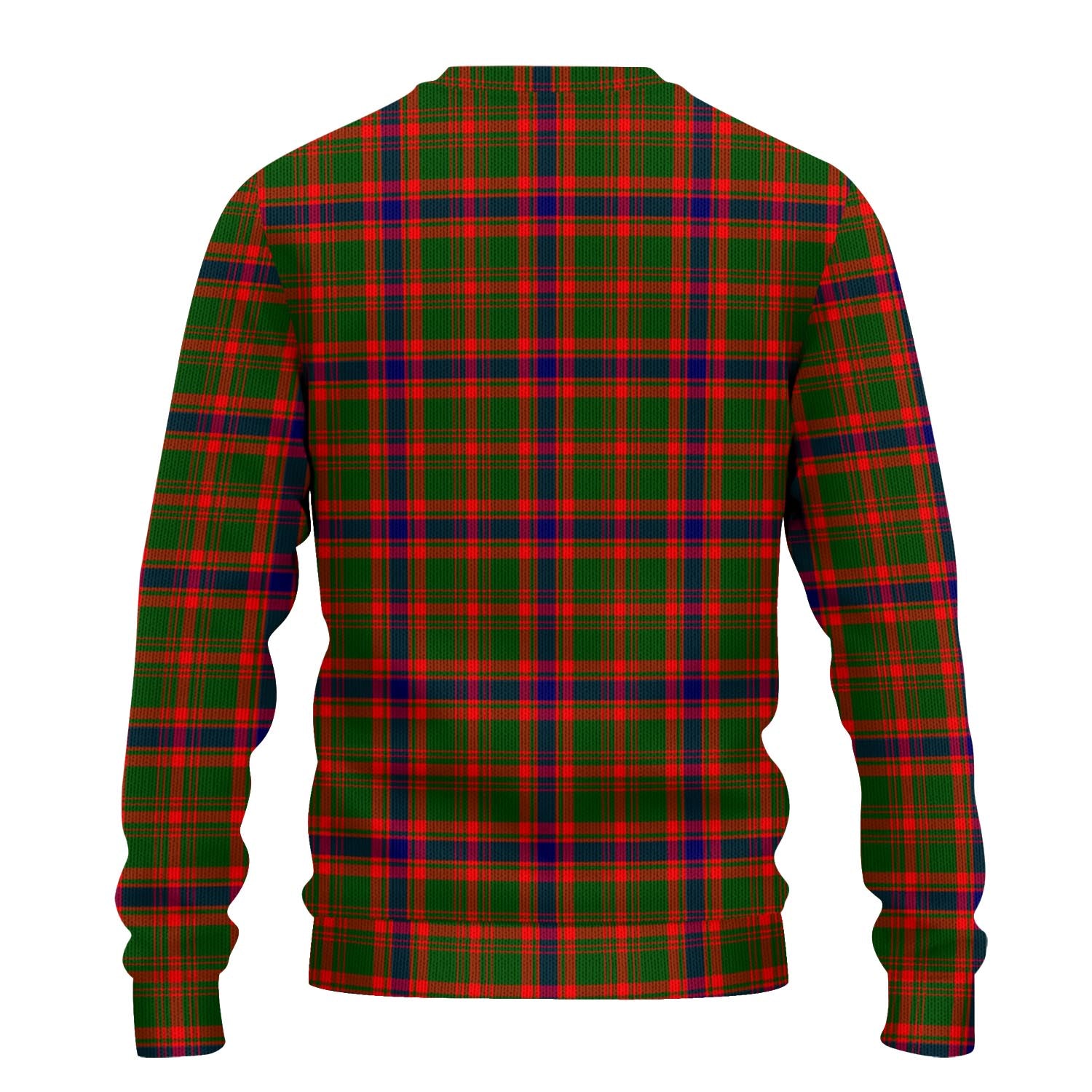 Kinninmont Tartan Ugly Sweater with Family Crest - Tartan Vibes Clothing