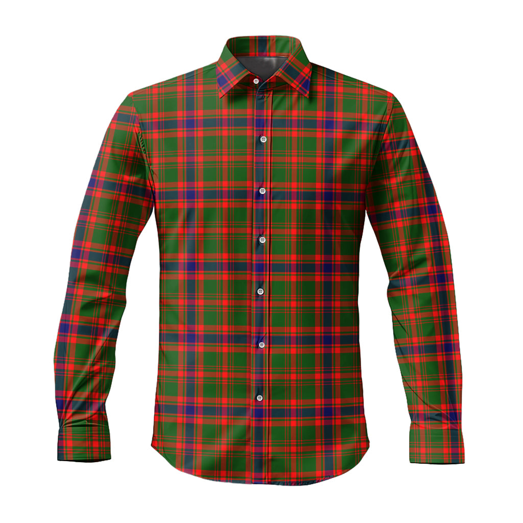 Kinninmont Tartan Long Sleeve Button Up Shirt Men's Shirt - Tartan Vibes Clothing