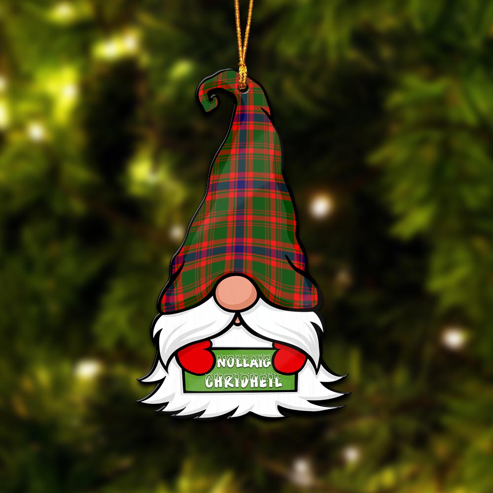 Kinninmont Gnome Christmas Ornament with His Tartan Christmas Hat - Tartan Vibes Clothing