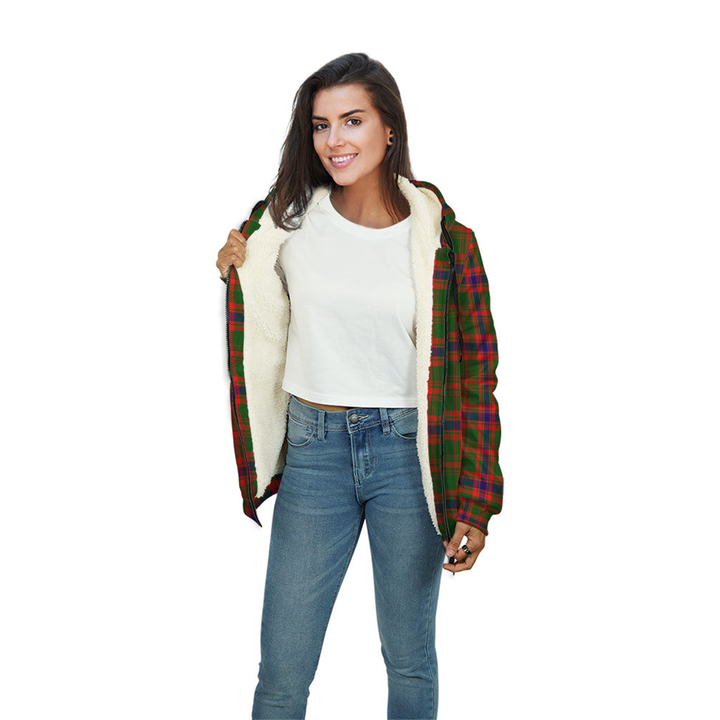 Kinninmont Tartan Sherpa Hoodie - Tartan Vibes Clothing