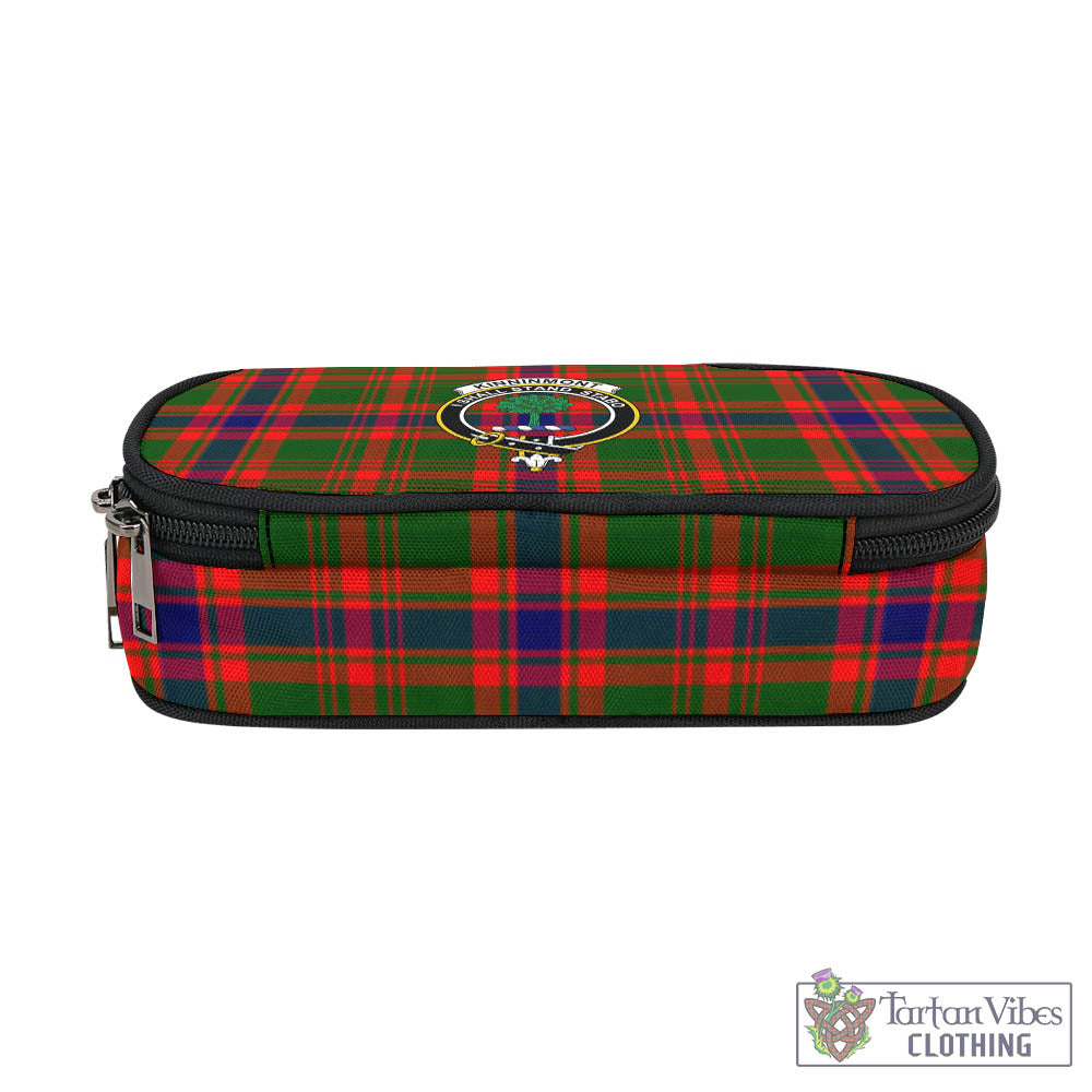 Kinninmont Tartan Pen and Pencil Case with Family Crest - Tartan Vibes Clothing