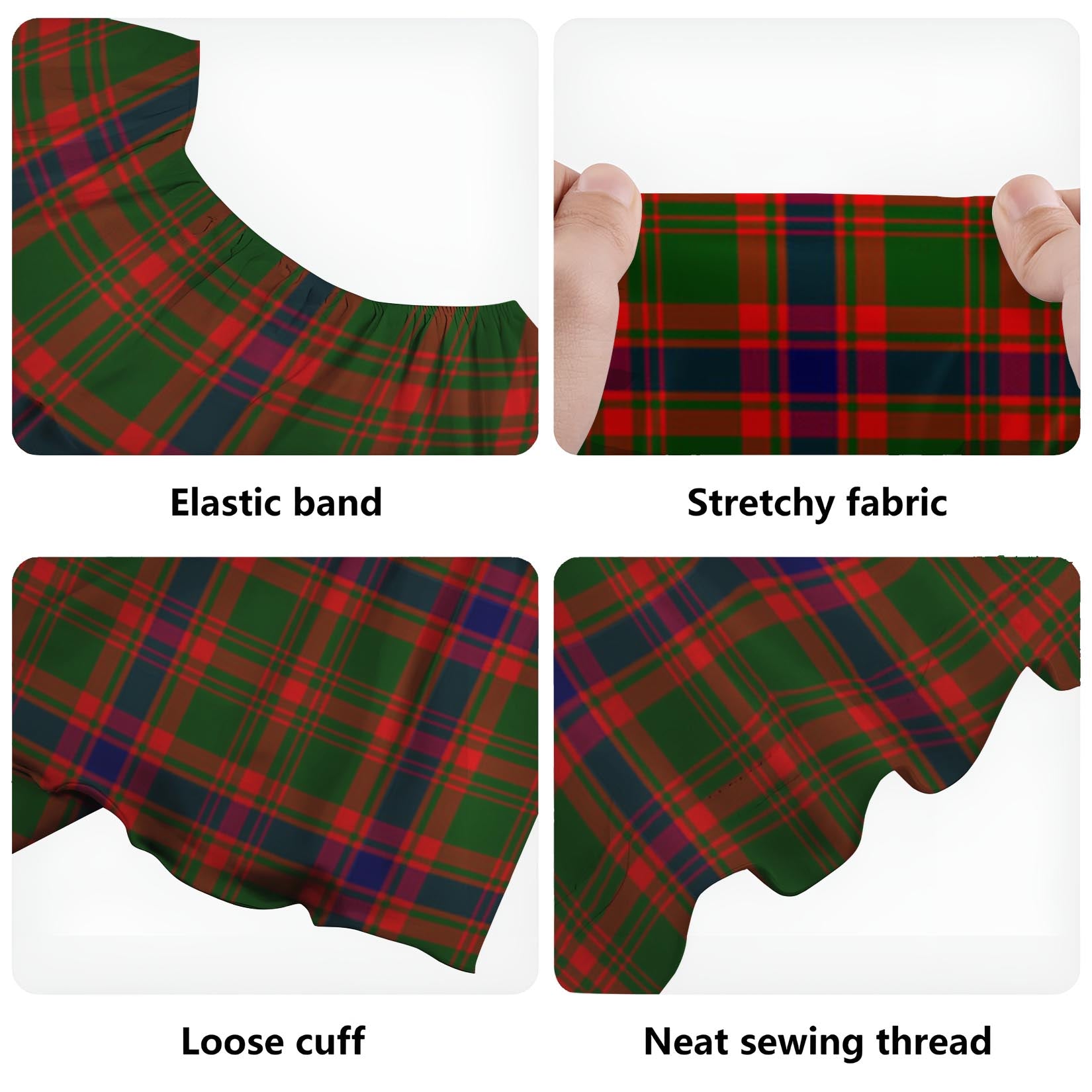 Kinninmont Tartan Off Shoulder Long Dress - Tartan Vibes Clothing