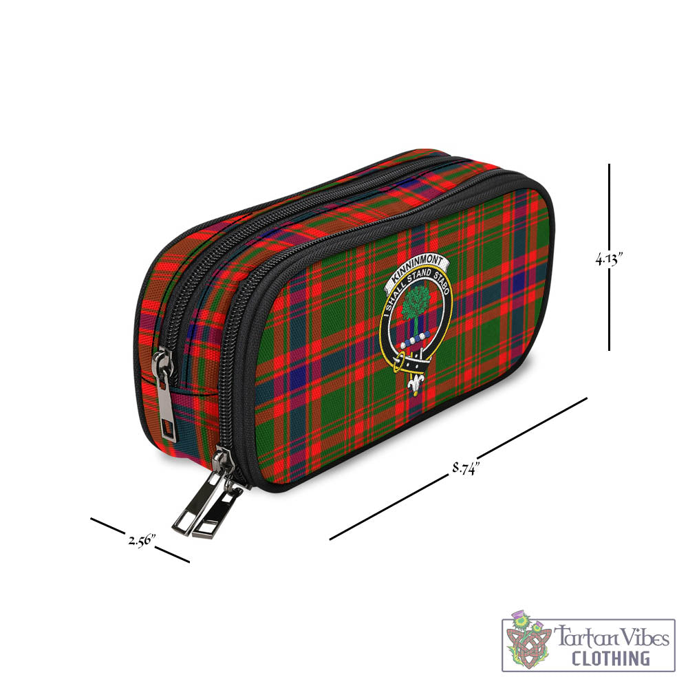 Kinninmont Tartan Pen and Pencil Case with Family Crest - Tartan Vibes Clothing