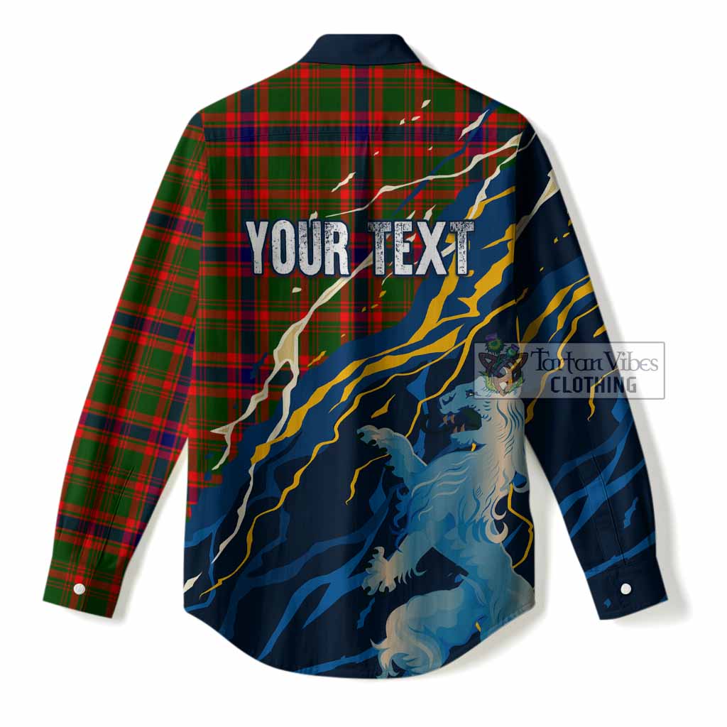 Kinninmont Scotland Tartan Women Casual Shirt WC2026 Football - We'll Be Coming