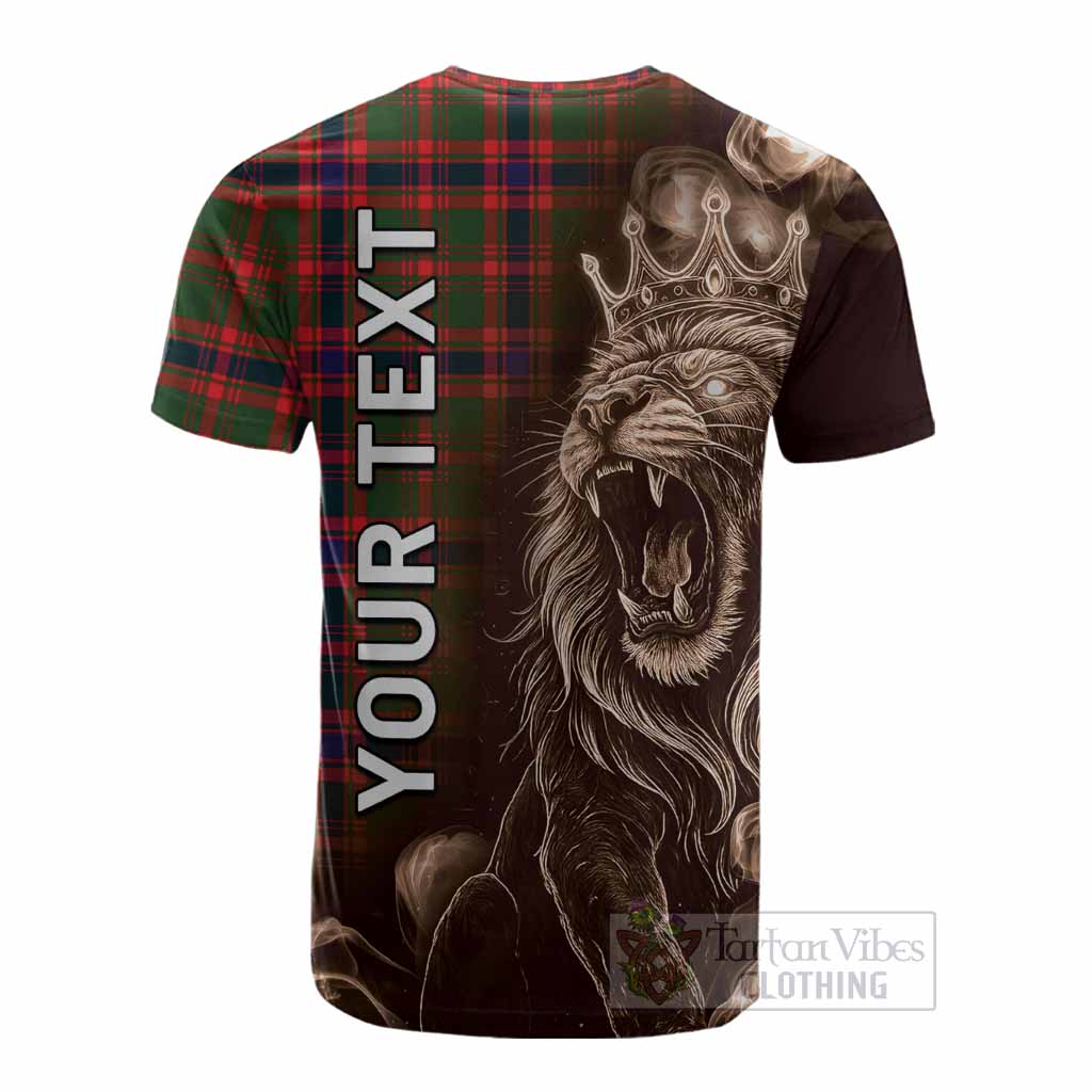 Kinninmont Tartan Cotton T-shirt Roaring Lion Heritage