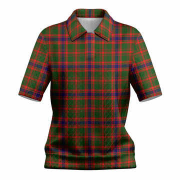 Kinninmont Tartan Women’s Polo Sweater Top