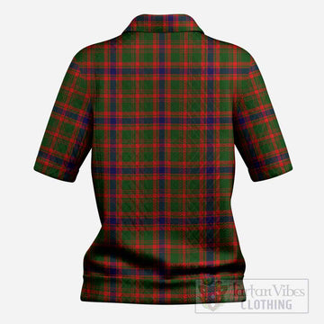 Kinninmont Tartan Women’s Polo Sweater Top