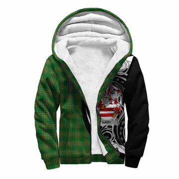 Kirby Irish Clan Sherpa Hoodie Celtic Circle Style Unisex S - Tartan Vibes Clothing
