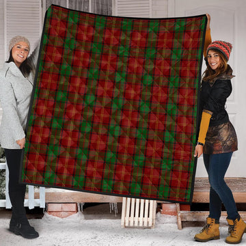 Kirk Tartan Quilt Super King Quilt 91" x 110" - Tartan Vibes Clothing