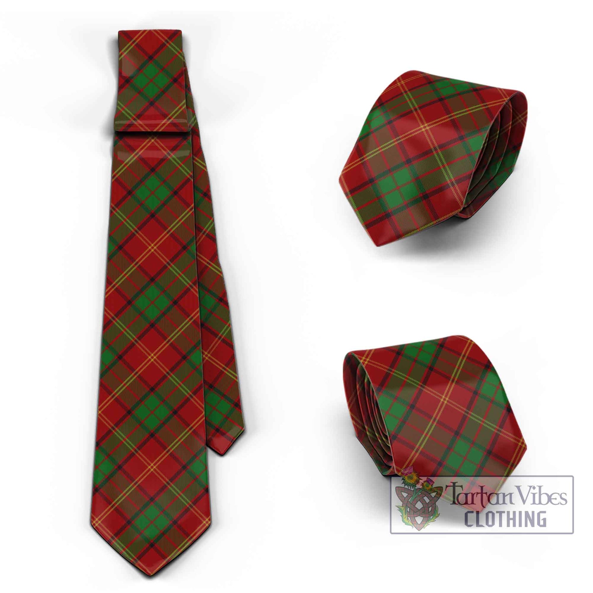 Kirk Tartan Classic Necktie Cross Style Necktie One Size - Tartan Vibes Clothing