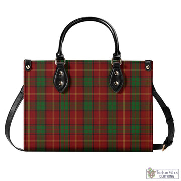 Kirk Tartan Luxury Leather Handbags L - Tartan Vibes Clothing