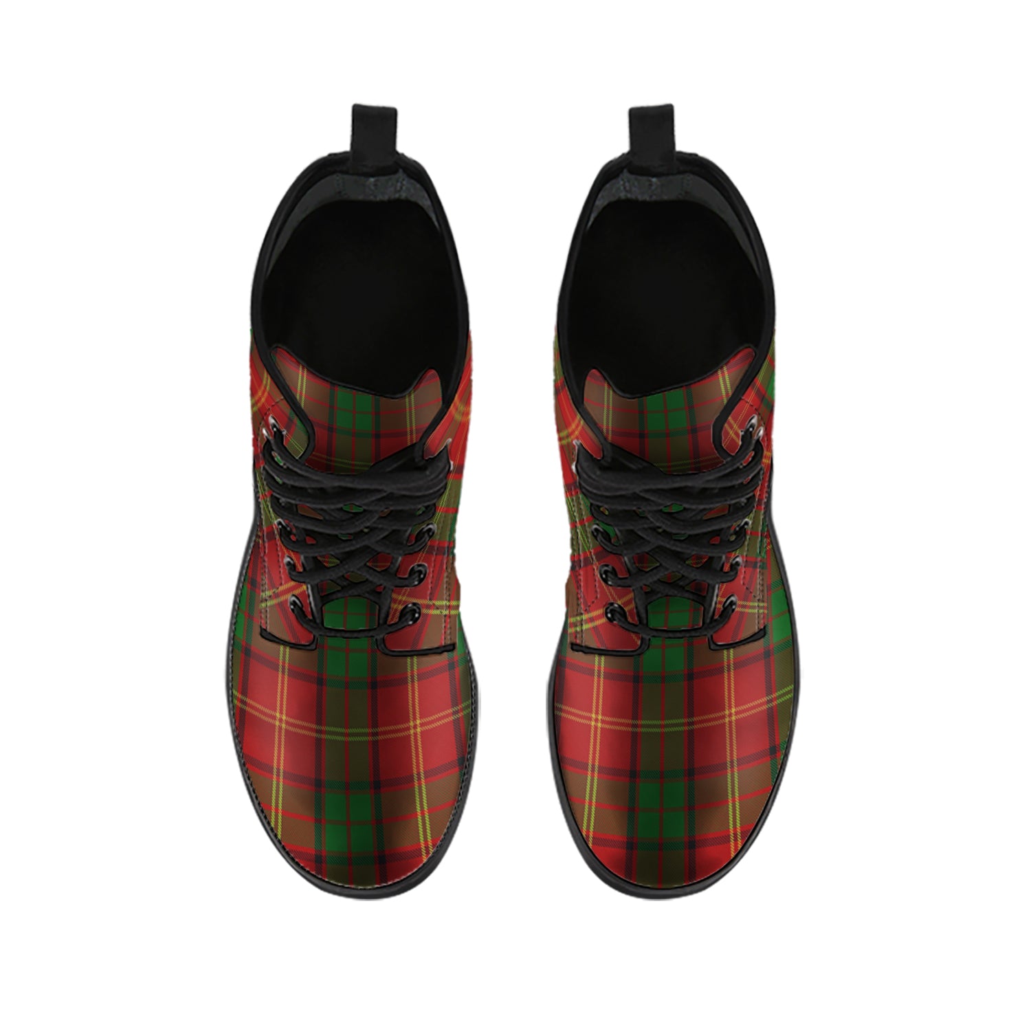 Kirk Tartan Leather Boots - Tartan Vibes Clothing