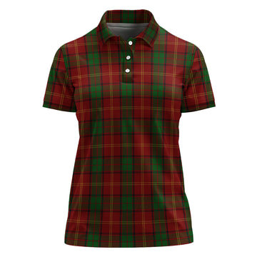 Kirk Tartan Polo Shirt For Women - Tartan Vibes Clothing