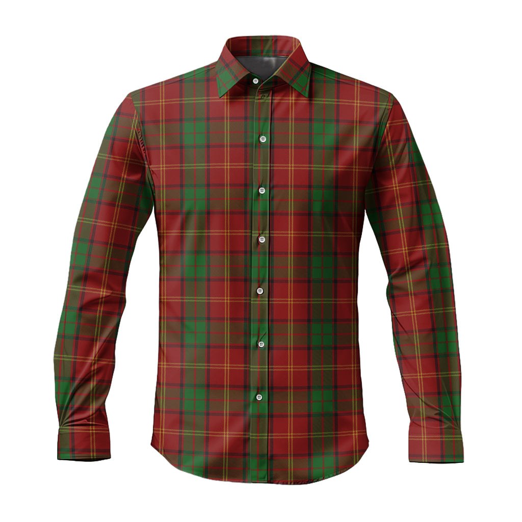 Kirk Tartan Long Sleeve Button Up Shirt Men's Shirt - Tartan Vibes Clothing