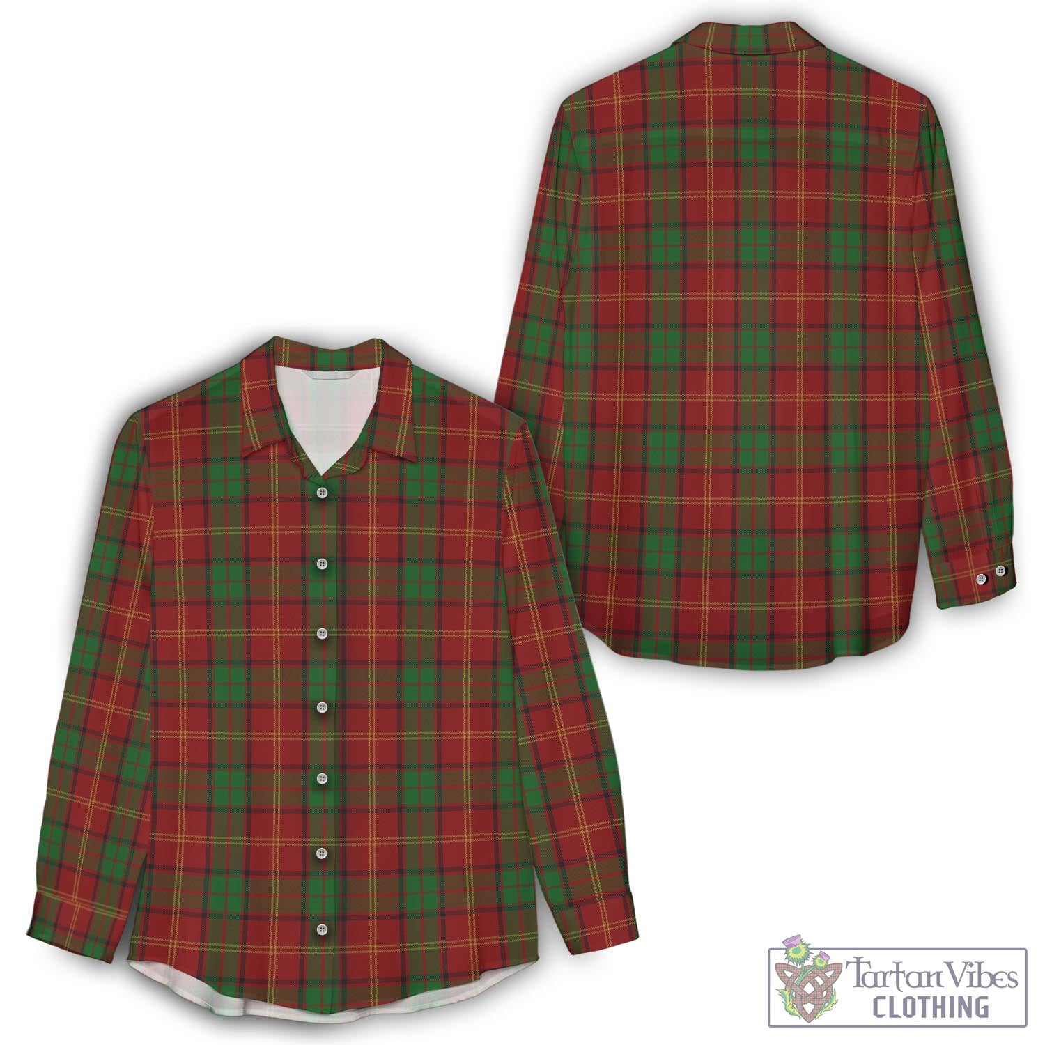 Kirk Tartan Women's Casual Shirt - Tartan Vibes Clothing