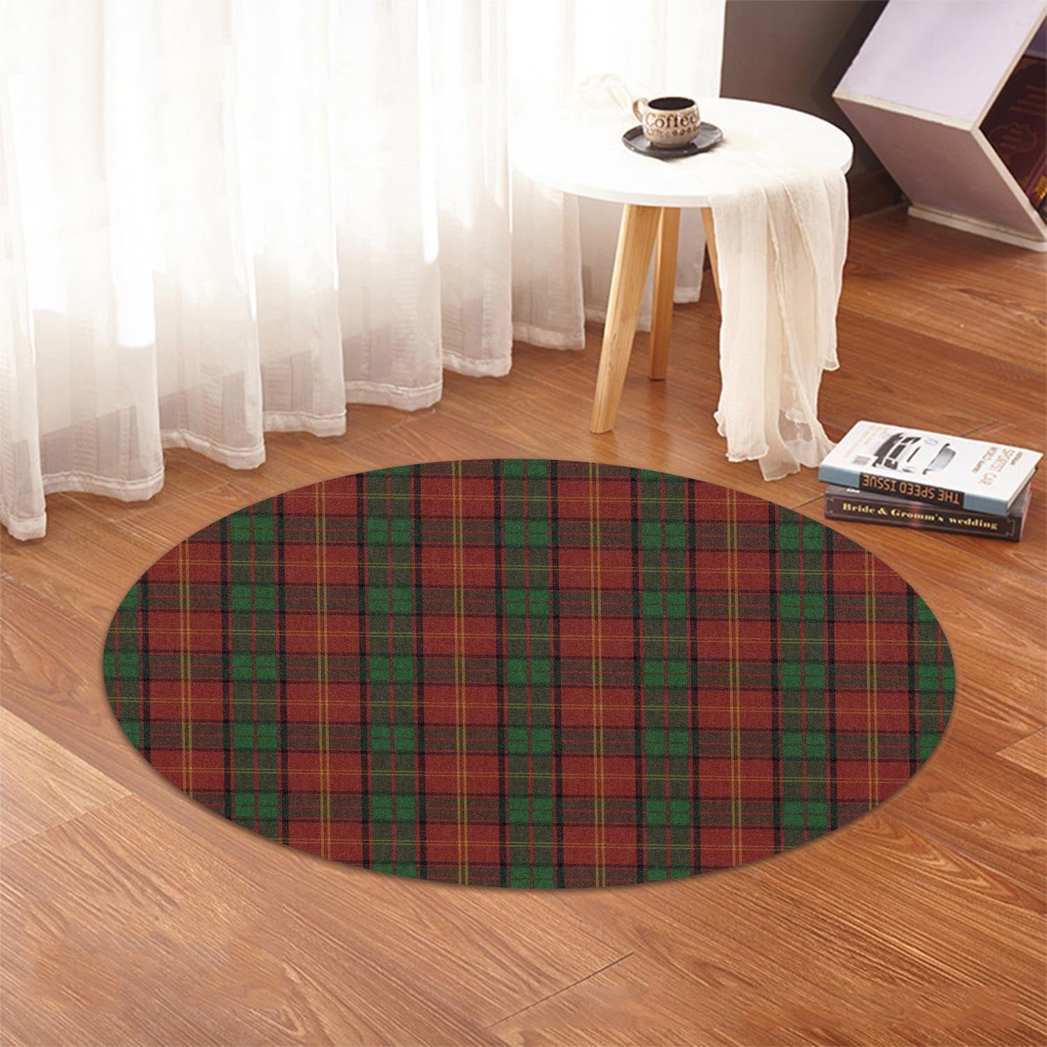 Kirk Tartan Round Rug - Tartan Vibes Clothing