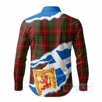 Kirk Scotland Football Tartan Long Sleeve Button Shirts We'll Be Coming