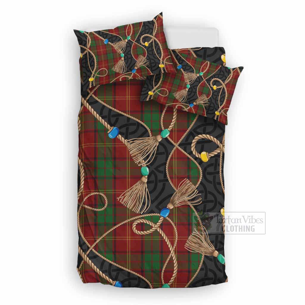 Kirk Scottish Tartan Twisted Ropes Stylized Bedding Set UK Bedding Set UK Double 79*79 inch - Tartan Vibes Clothing