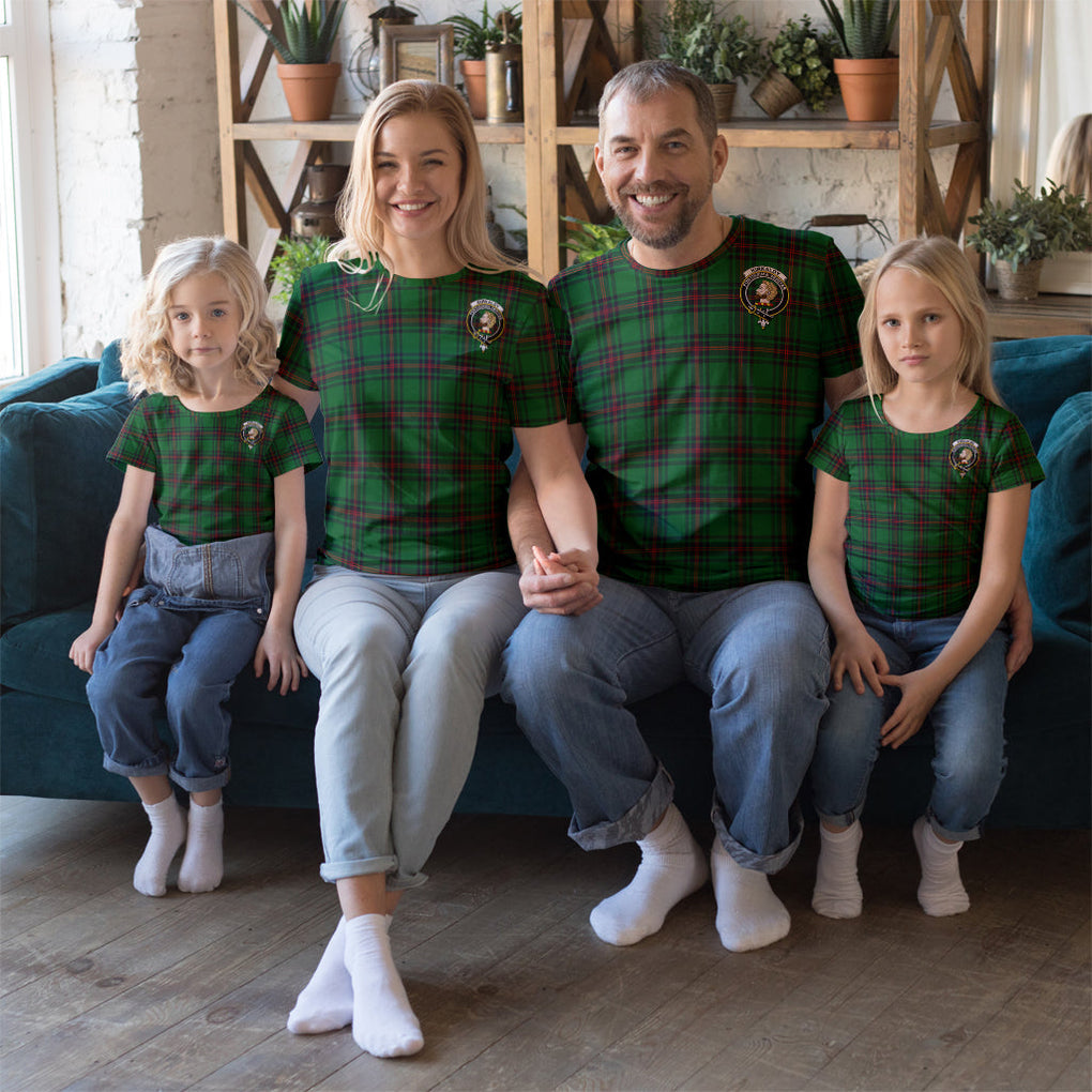 Kirkaldy Tartan T-Shirt with Family Crest Kid's Shirt - Tartan Vibes Clothing