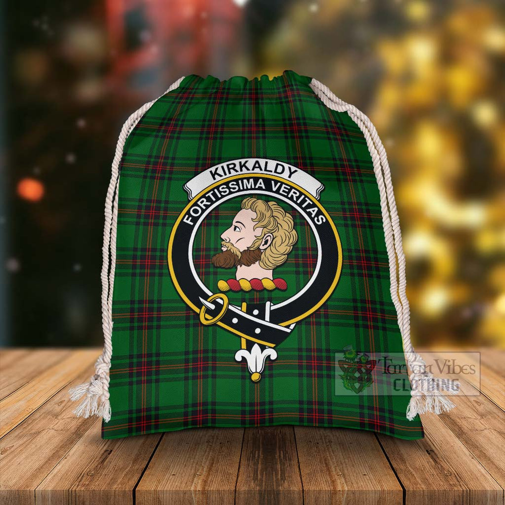 Tartan Vibes Clothing Kirkaldy Tartan Christmas Santa's Bag with Family Crest