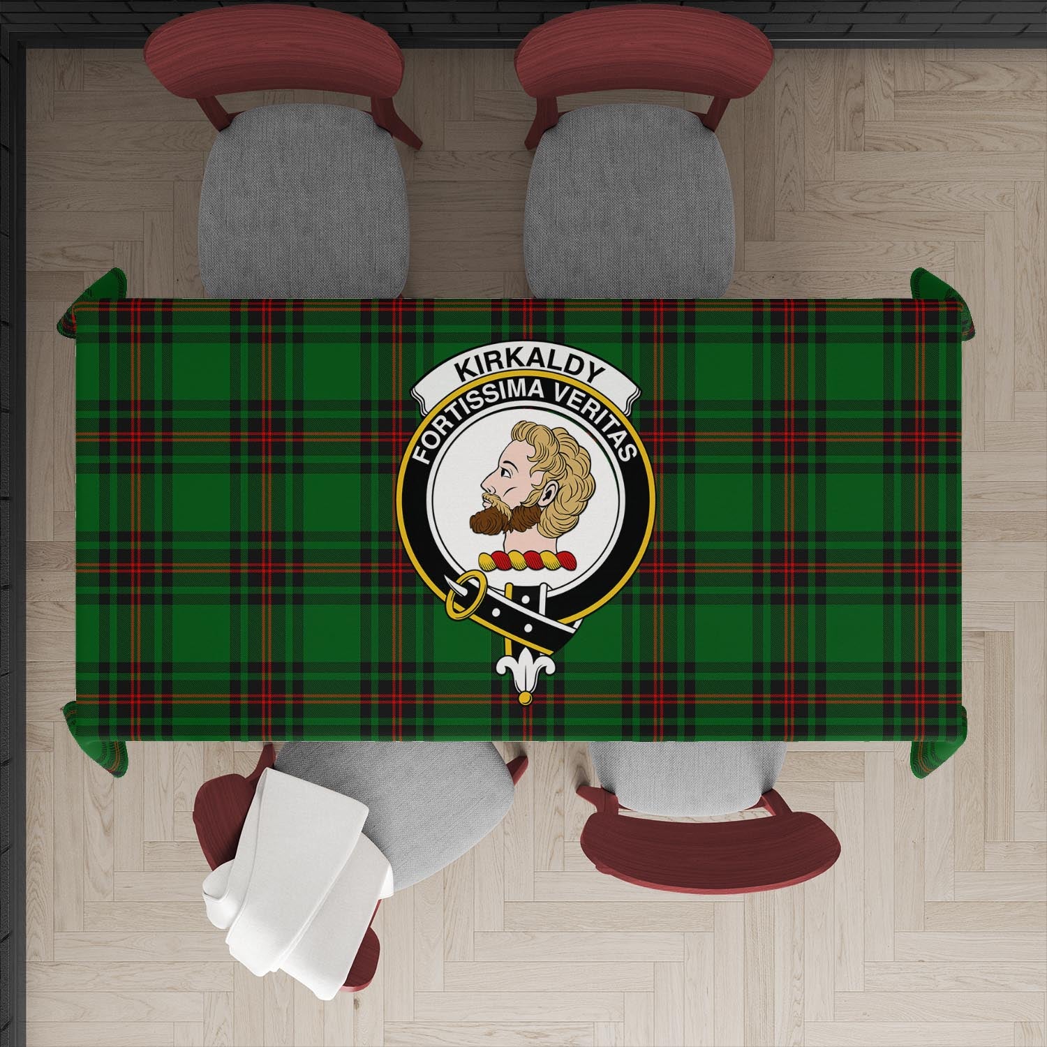 kirkaldy-tatan-tablecloth-with-family-crest