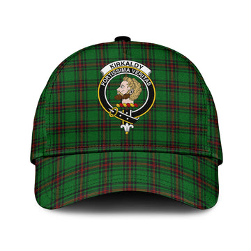 Kirkaldy Tartan Classic Cap with Family Crest