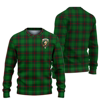 Kirkaldy Tartan Knitted Sweater with Family Crest Unisex - Tartanvibesclothing