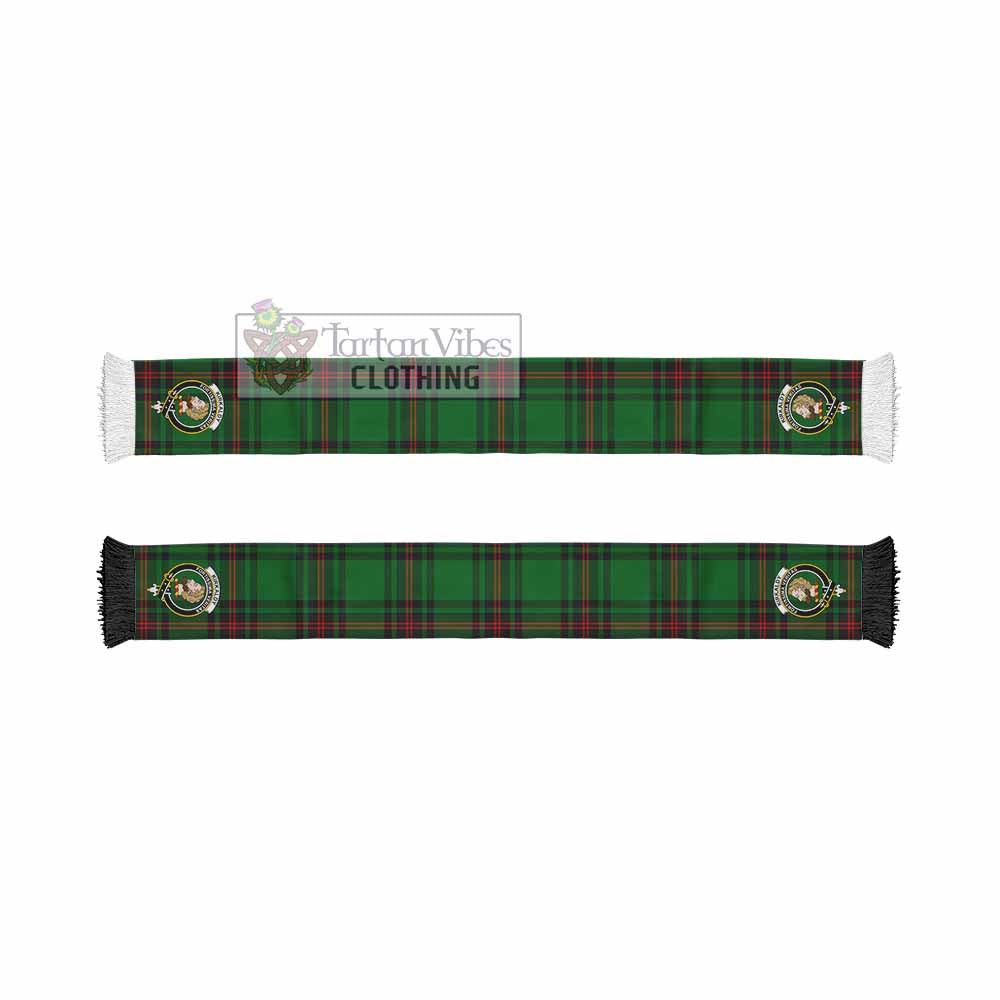 Tartan Vibes Clothing Kirkaldy Tartan Ruffneck Scarf with Family Crest