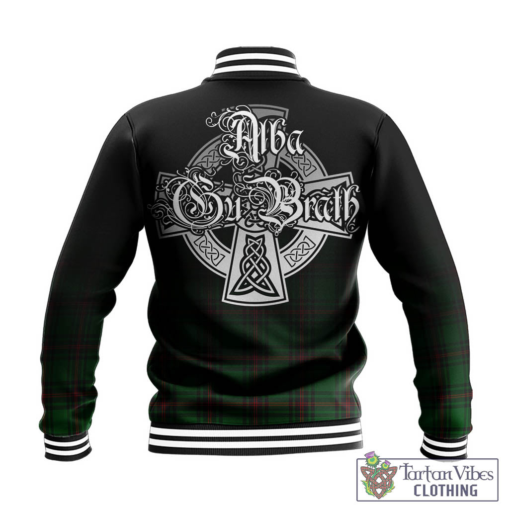 Kirkaldy Tartan Baseball Jacket Featuring Alba Gu Brath Family Crest Celtic Inspired - Tartan Vibes Clothing