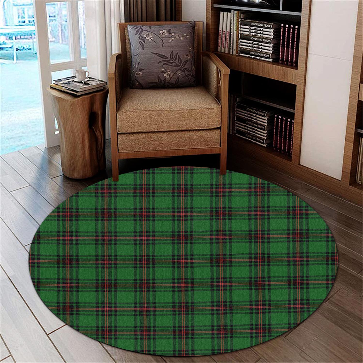 kirkaldy-tartan-round-rug