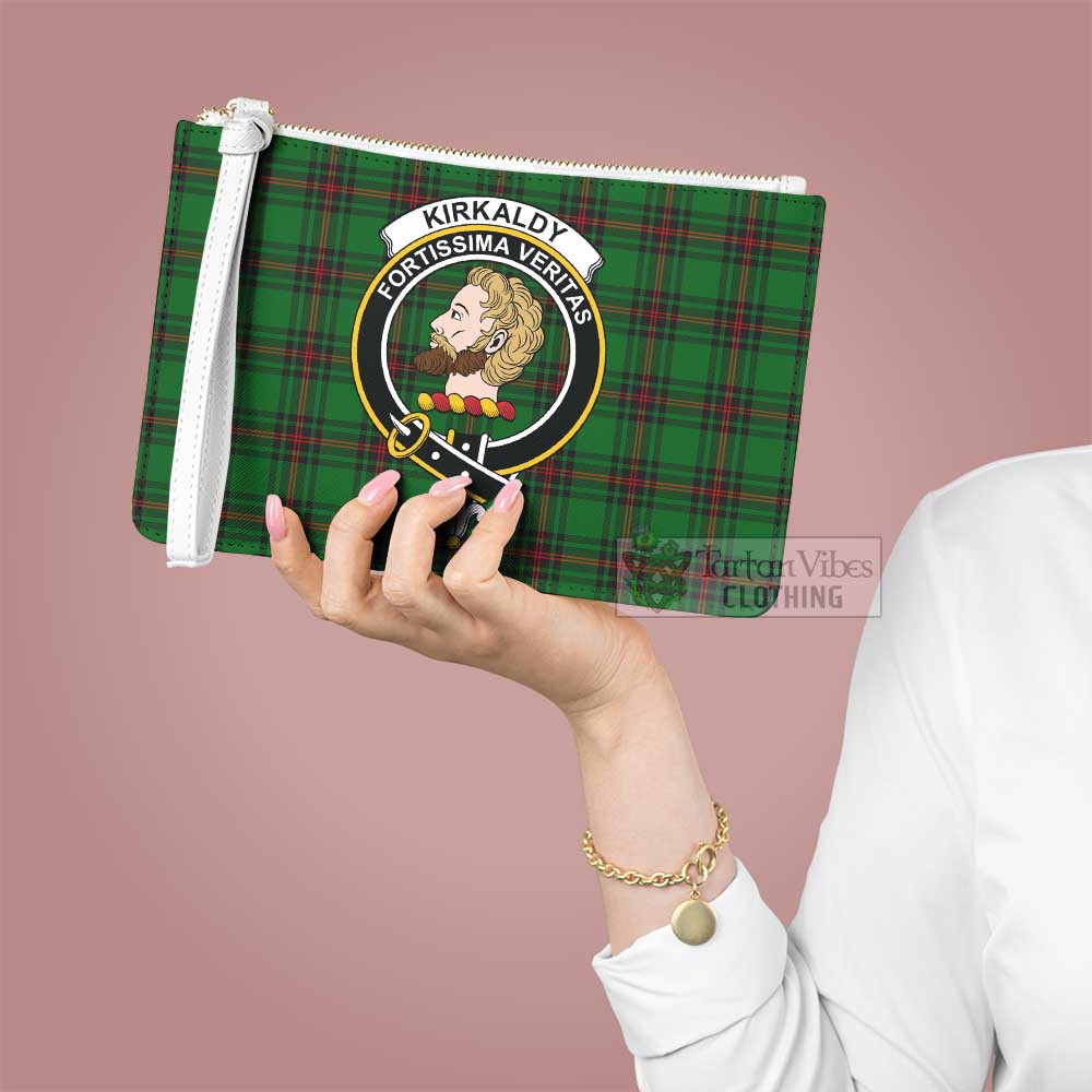 Tartan Vibes Clothing Kirkaldy Family Crest Tartan Clutch Bag