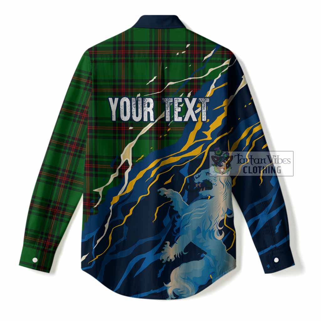 Kirkaldy Scotland Tartan Women Casual Shirt WC2026 Football - We'll Be Coming