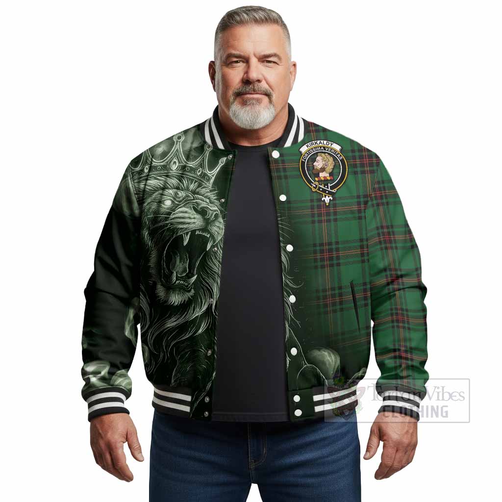 Kirkaldy Tartan Baseball Jacket Roaring Lion Heritage
