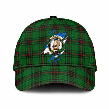 Kirkaldy Tartan Classic Cap with Family Crest In Me Style