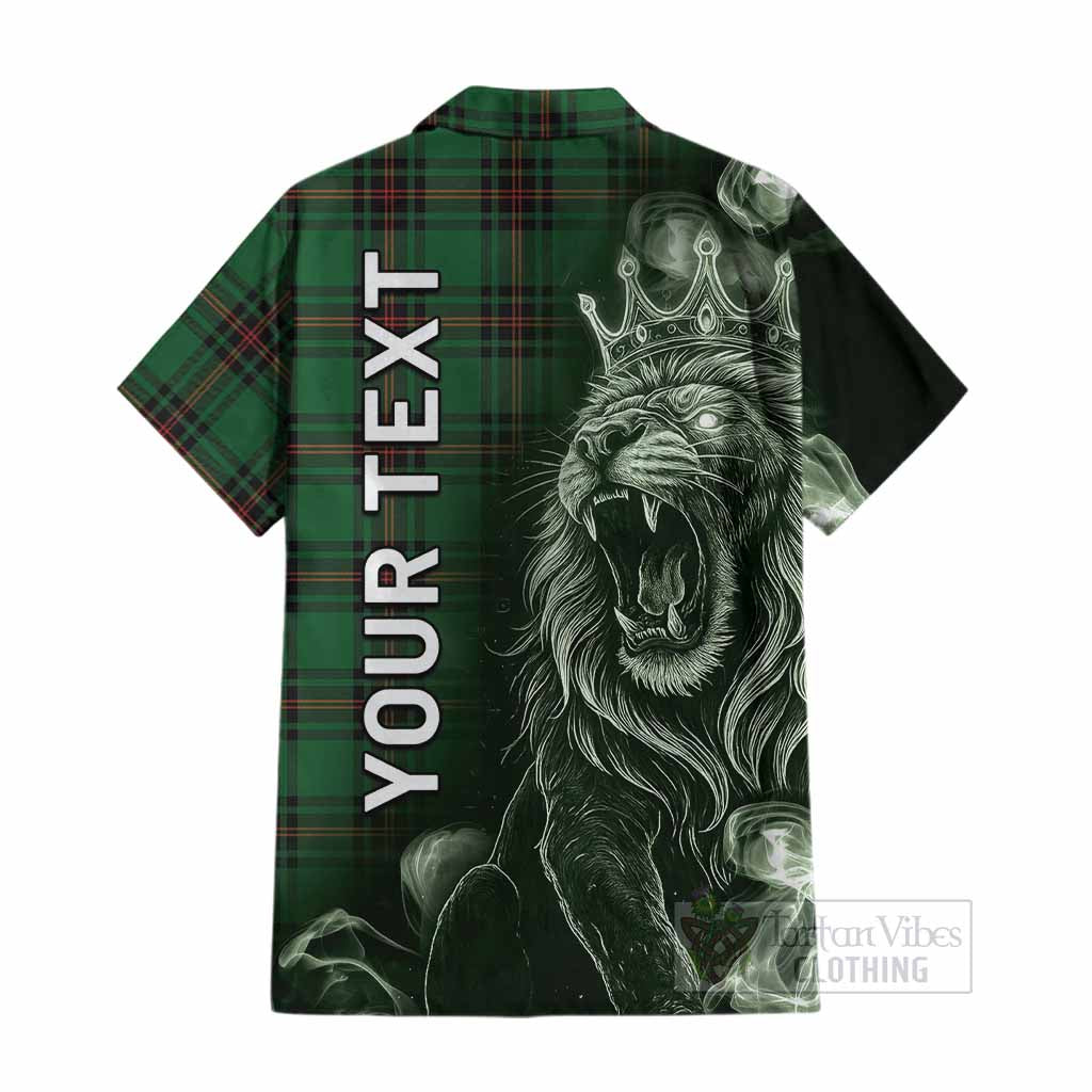 Kirkaldy Tartan Cotton Hawaiian Shirt Roaring Lion Heritage