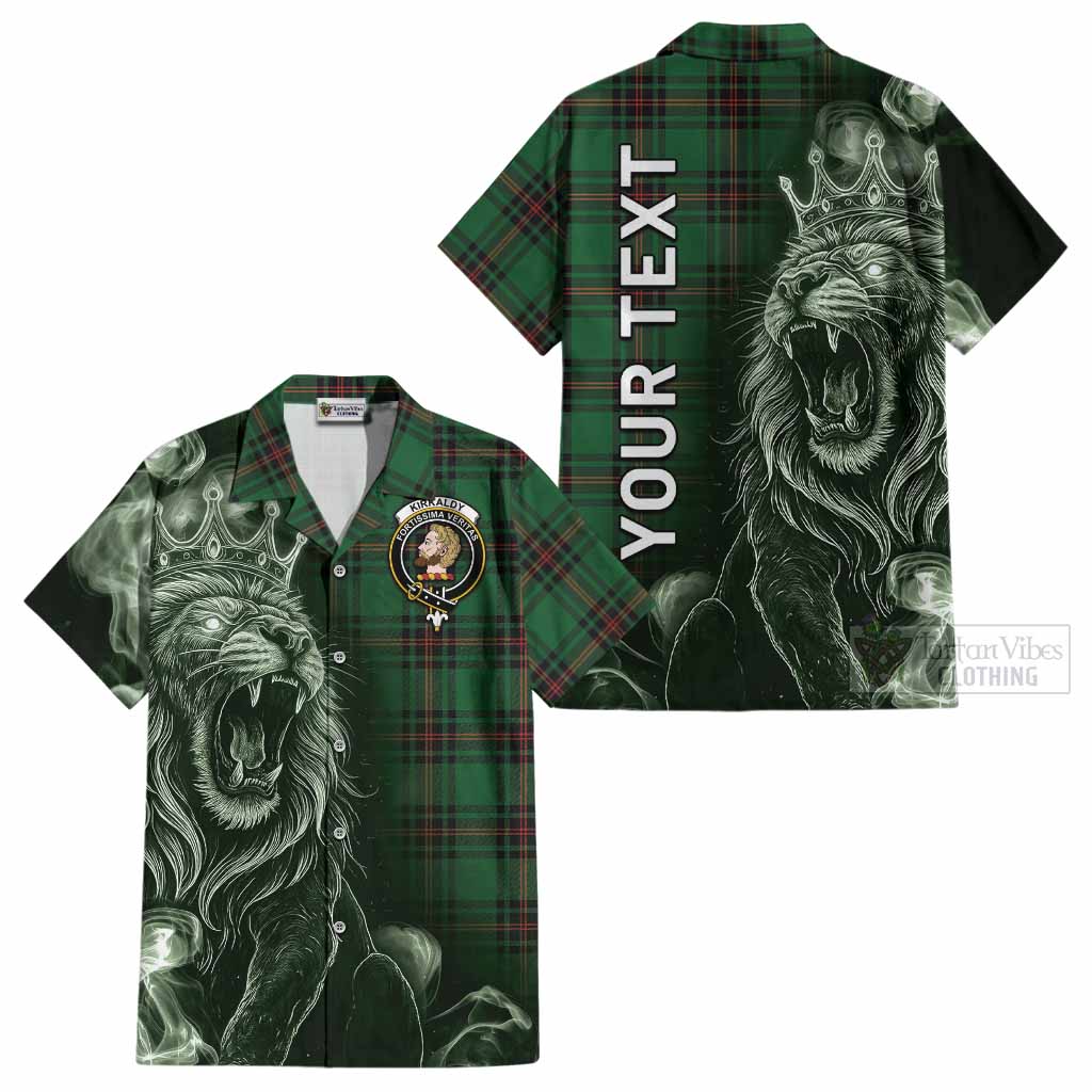 Kirkaldy Tartan Cotton Hawaiian Shirt Roaring Lion Heritage