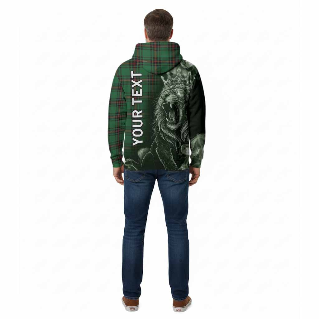 Kirkaldy Tartan Cotton Hoodie Roaring Lion Heritage