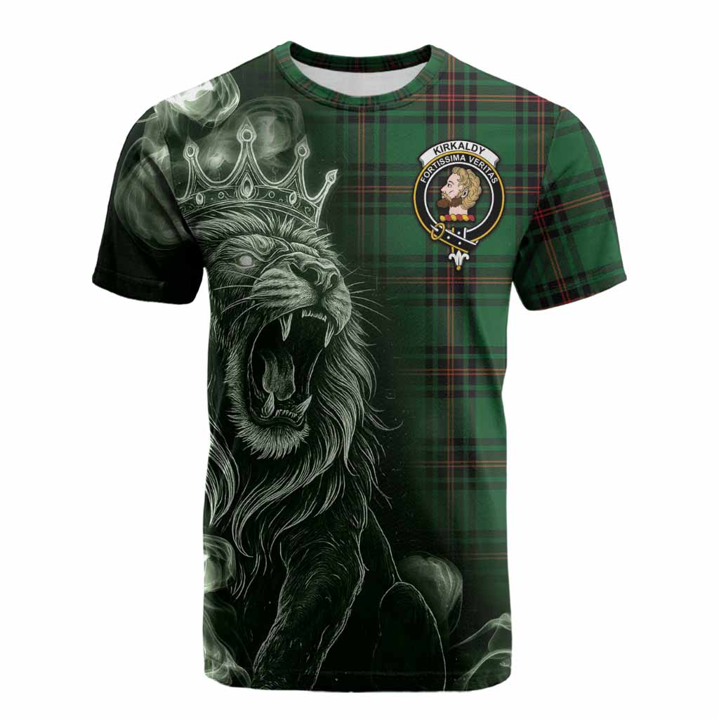 Kirkaldy Tartan Cotton T-shirt Roaring Lion Heritage