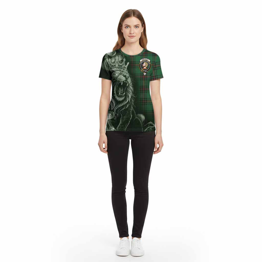 Kirkaldy Tartan Cotton T-shirt Roaring Lion Heritage
