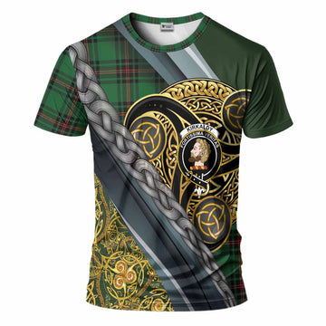 Kirkaldy Tartan Crest T-Shirt Scottish Triskele Celtic