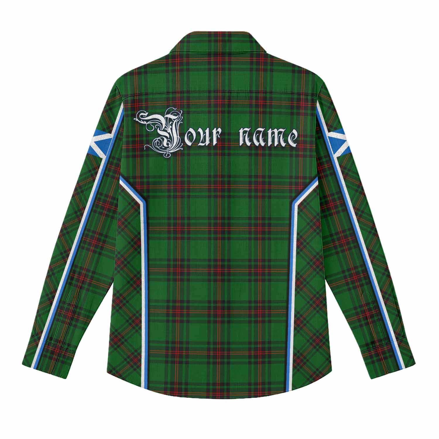 Kirkaldy Tartan Crest Women Casual Shirt Scotland Coat of Arm Flag Style - Tartan Vibes Clothing