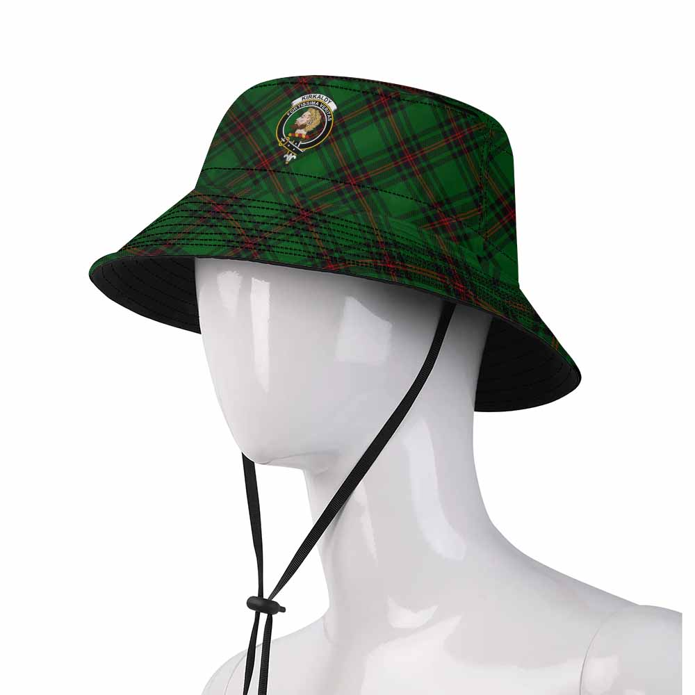 Kirkaldy Tartan Fishing Hat with Family Crest
