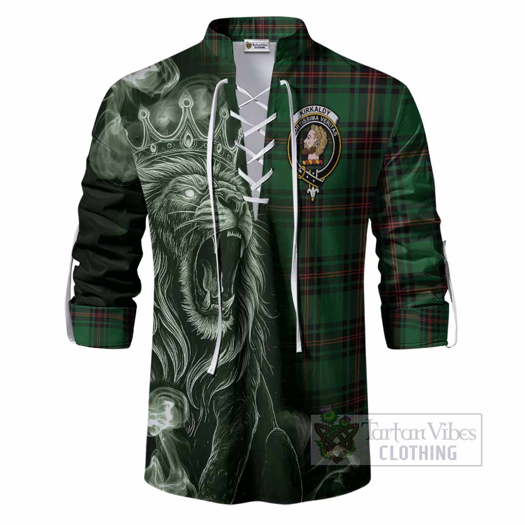 Kirkaldy Tartan Ghillie Shirt Roaring Lion Heritage