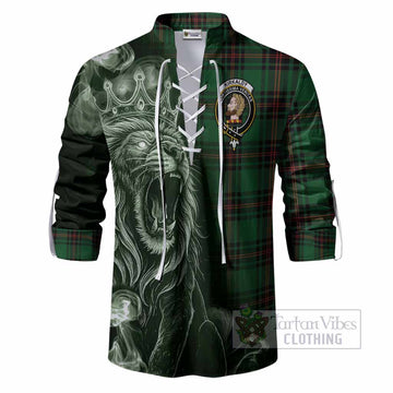 Kirkaldy Tartan Ghillie Shirt Roaring Lion Heritage