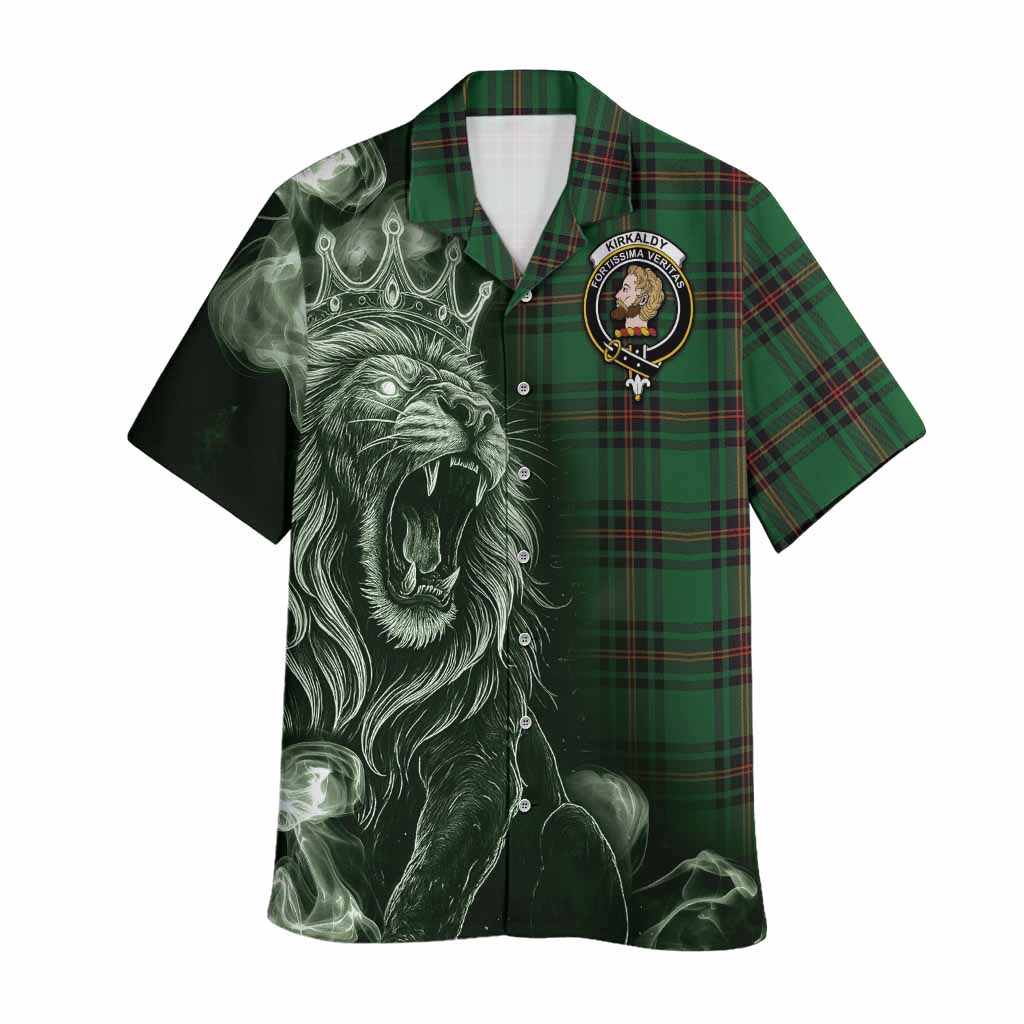 Kirkaldy Tartan Hawaiian Shirt Roaring Lion Heritage