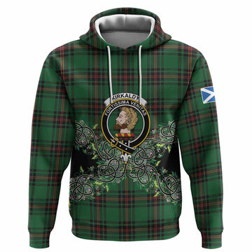 Kirkaldy Tartan Hoodie Thistle Scottish Spirit